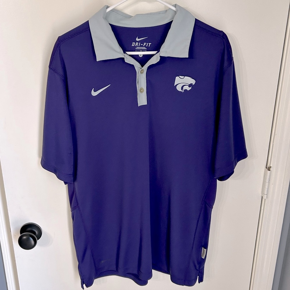 Nike K-State Wildcats Mens Polo Size Large